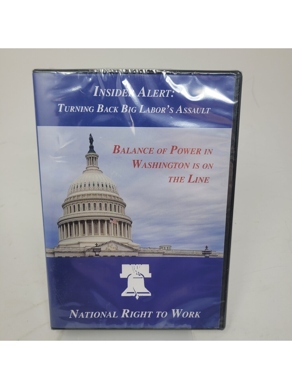 Insider Alert Turning Back Big Labor Assault DVD National Right to Work 2024
